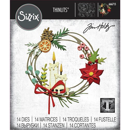 Sizzix - Thinlits - Vault Festive Wreath