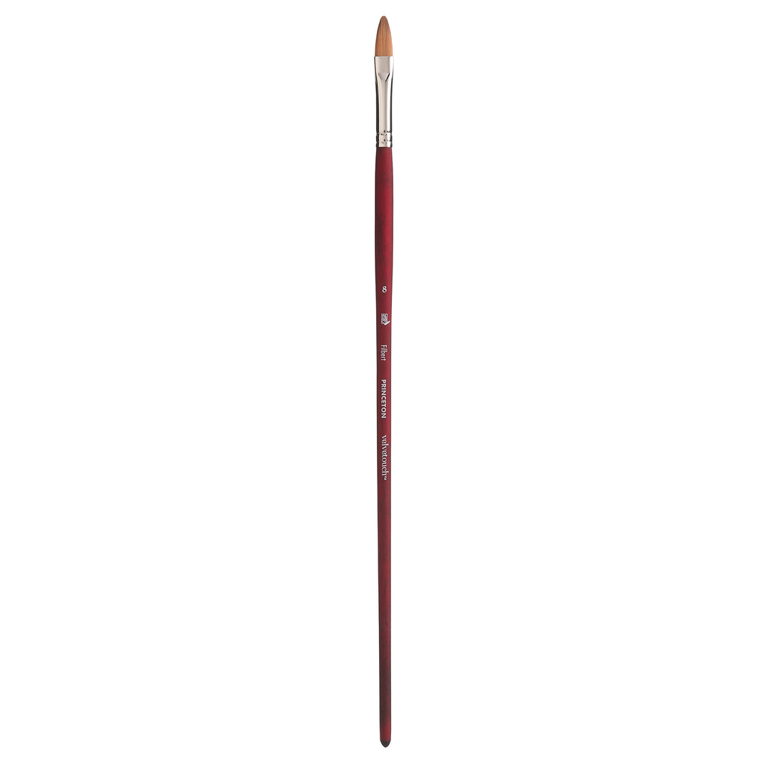 Princeton - Velvetouch - Level 2 Filbert Paint Brush for Acrylic