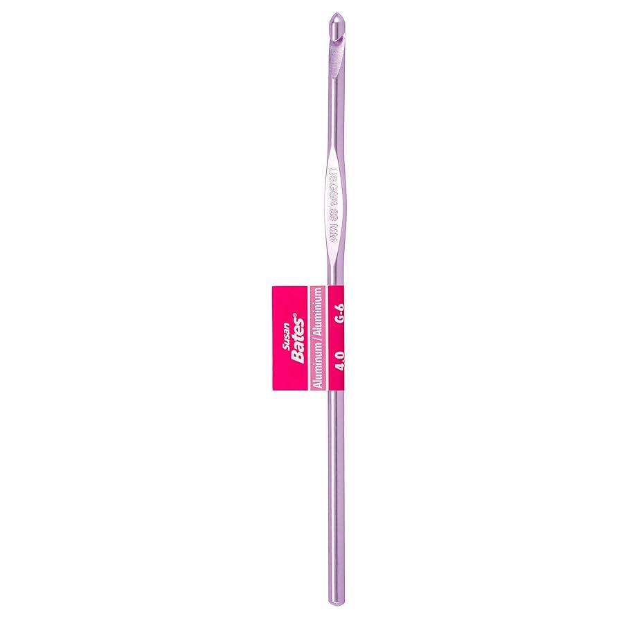 Susan Bates - Aluminum Crochet Hook - 4.0mm - G-6