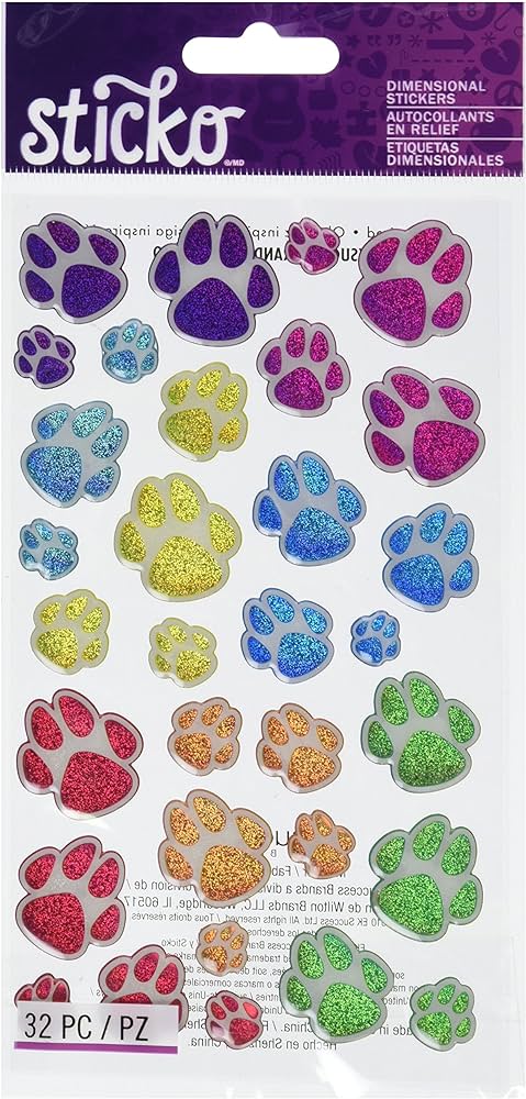 Sticko - Animal Tracks - Colorful