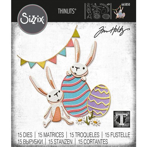 Sizzix - Thinlits - Tim Holtz - Bunny Games