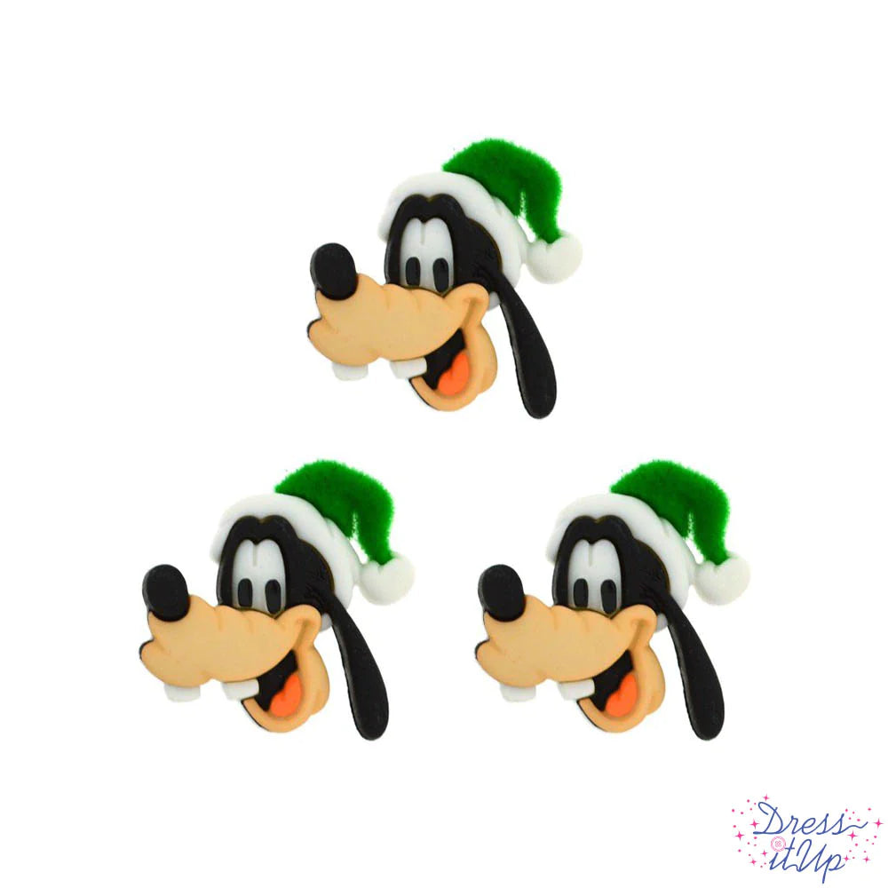 Dress it Up - Disney - Goofy Holiday Buttons