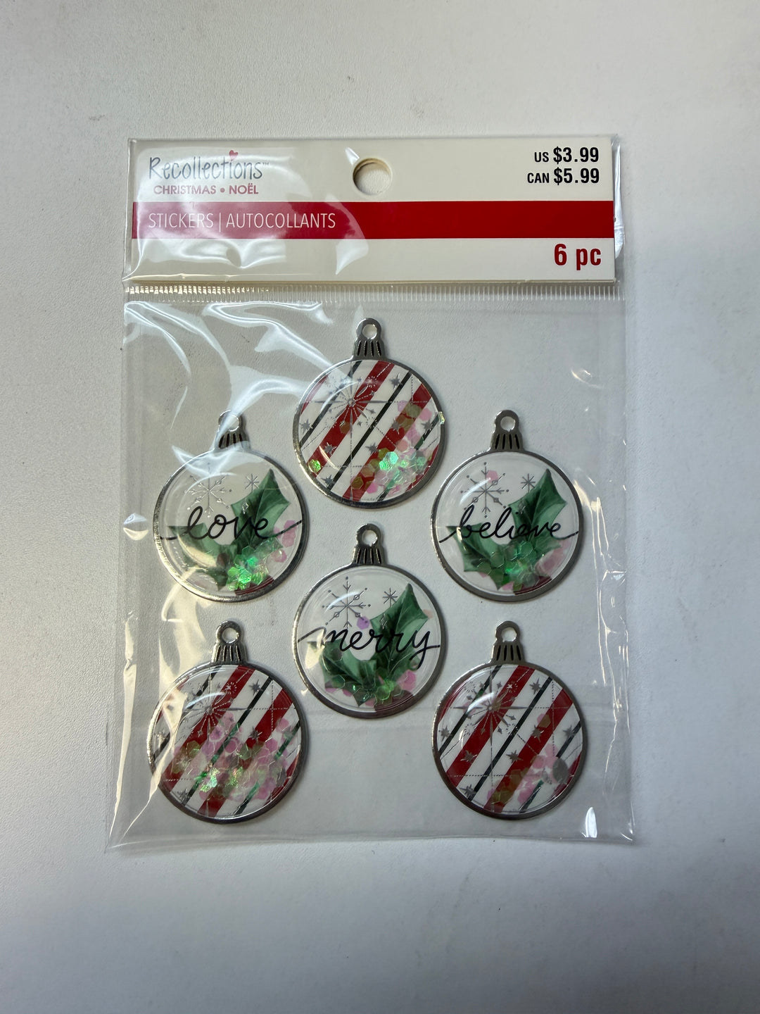 Recollections - Christmas Ornament Dimensional Stickers