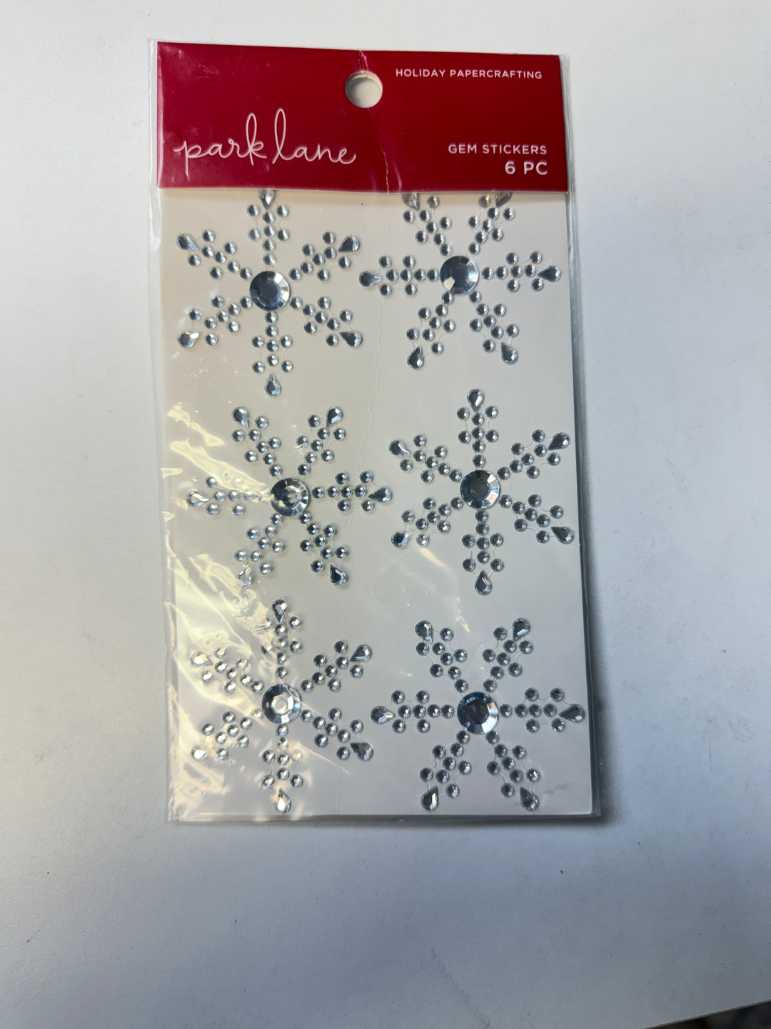 Park Lane - Snowflake Gem Stickers