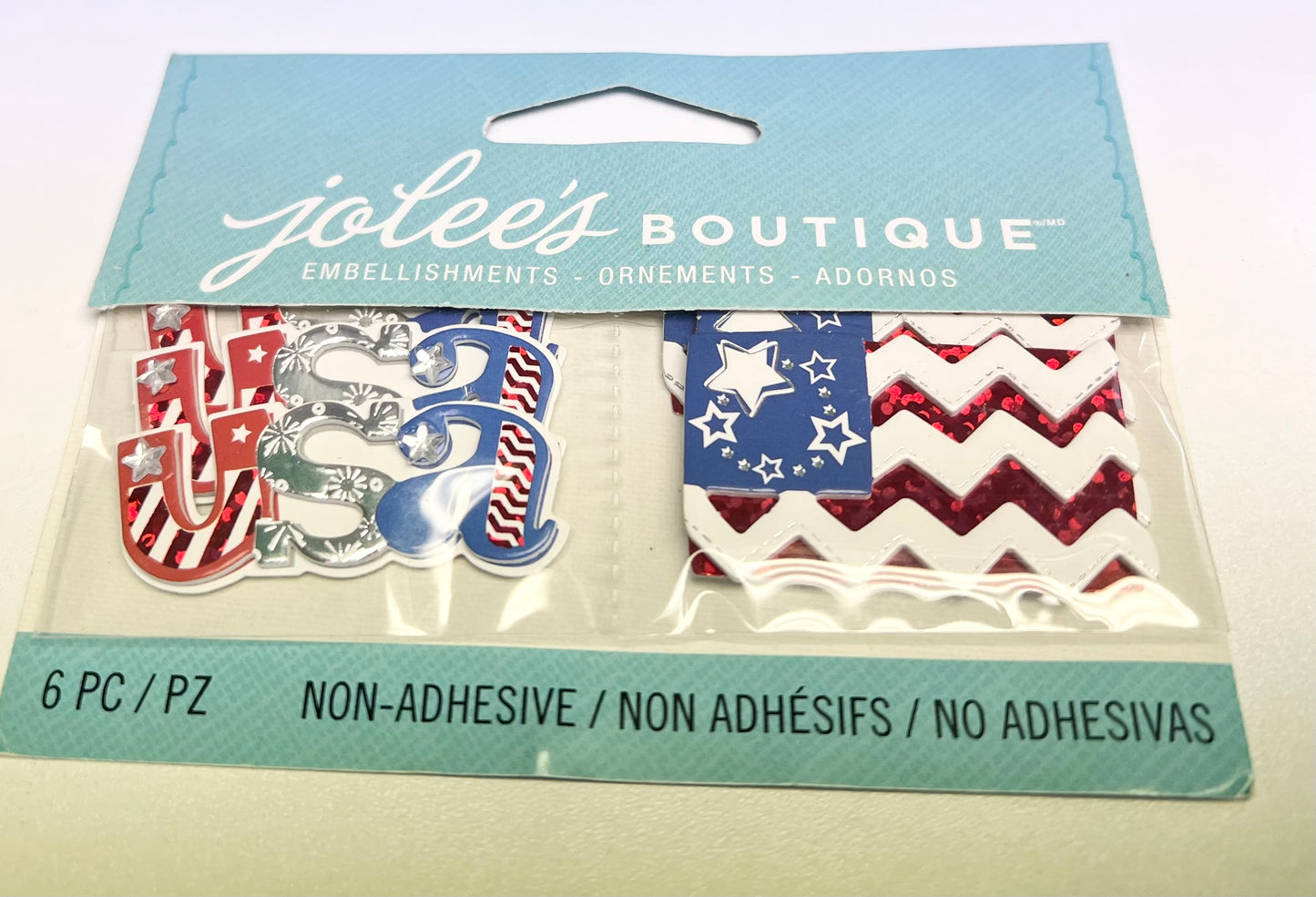 Jolee's Boutique - USA & Flags Non-Adhesive Embellishments