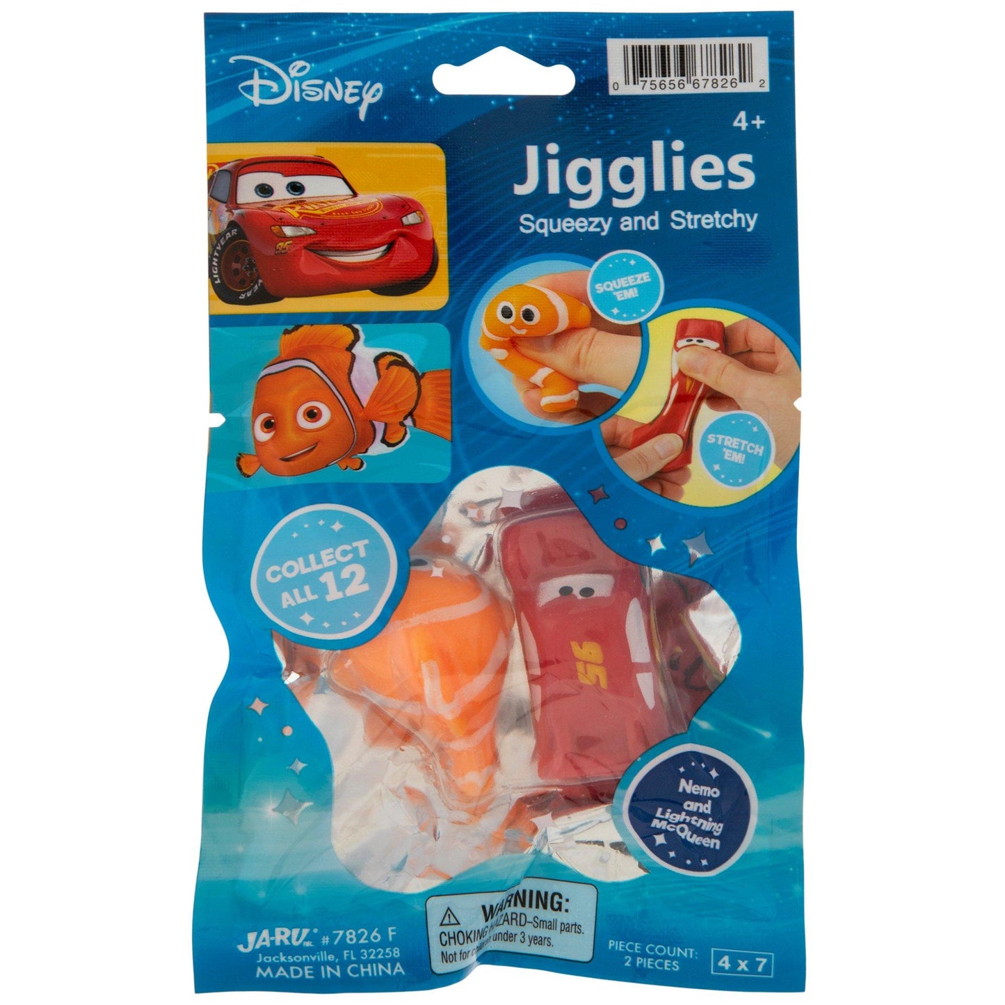 Disney - Jigglies - Nemo and Lightning McQueen