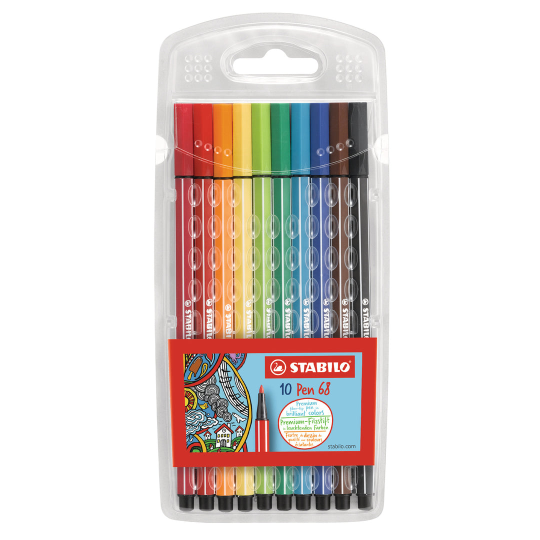 Stabilo - Pen 68 - Brilliant Colors - 10 pk