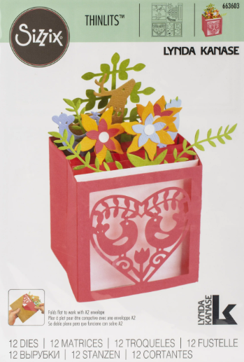 Sizzix - Thinlits - Lynda Kanase - Card in a Box, Christmas