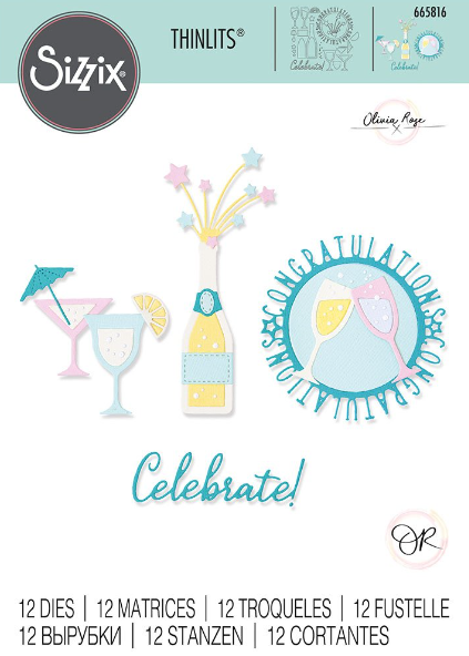 Sizzix - Thinlits - Olivia Rose - Bottles & Glasses