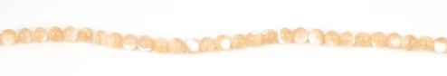 Hildie & Jo - Natural Ivory Round Shell Strung Beads