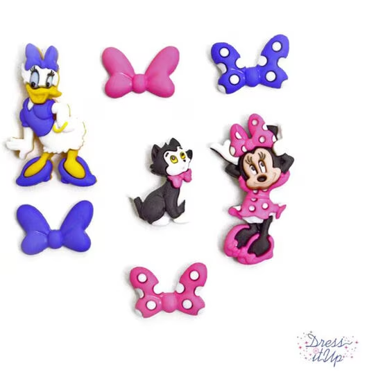 Dress it Up - Disney - Minnie Bowtique Buttons