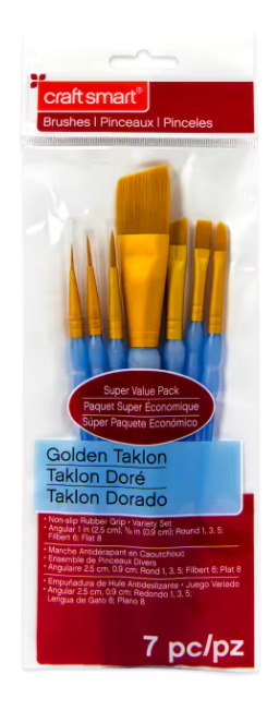 Craft Smart - Golden Taklon - Variety Set - 7 piece