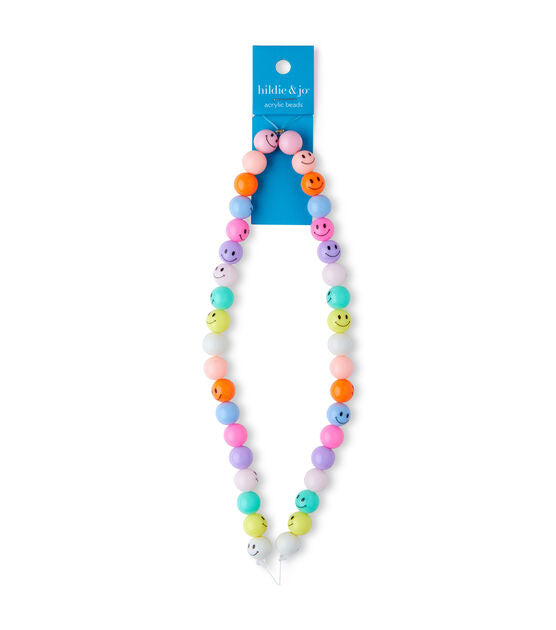 Hildie & Jo - Smiley Face Acrylic Beads