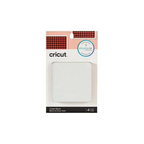 Cricut - Square Coaster Blanks - 4 pack