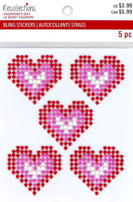 Recollections - Valentine's Day Diamond Bling Embellishments