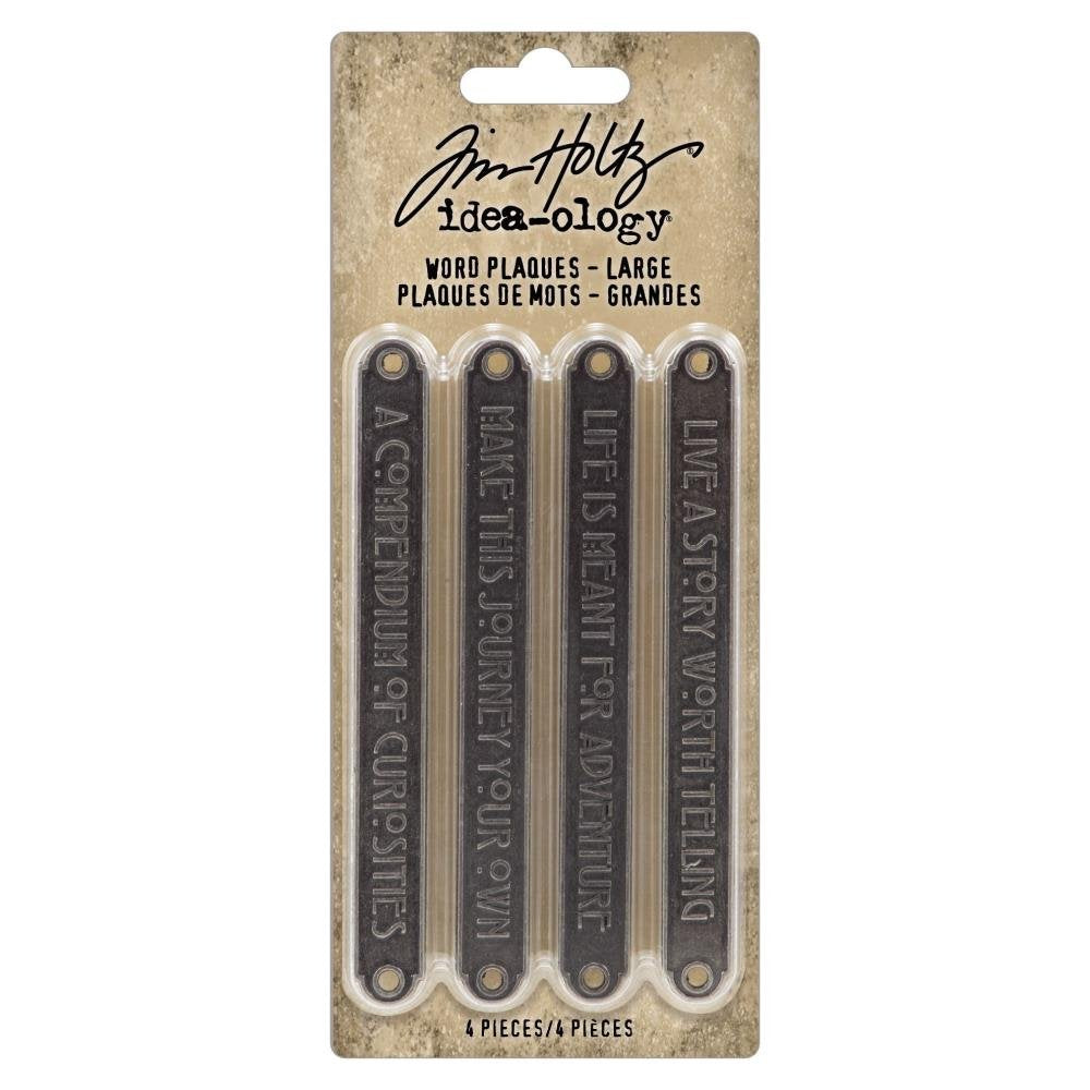 Tim Holtz - idea-ology - Word Plaques - Large