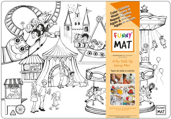 Funny Mat® - Amusement Table Top Reusable Coloring Mat