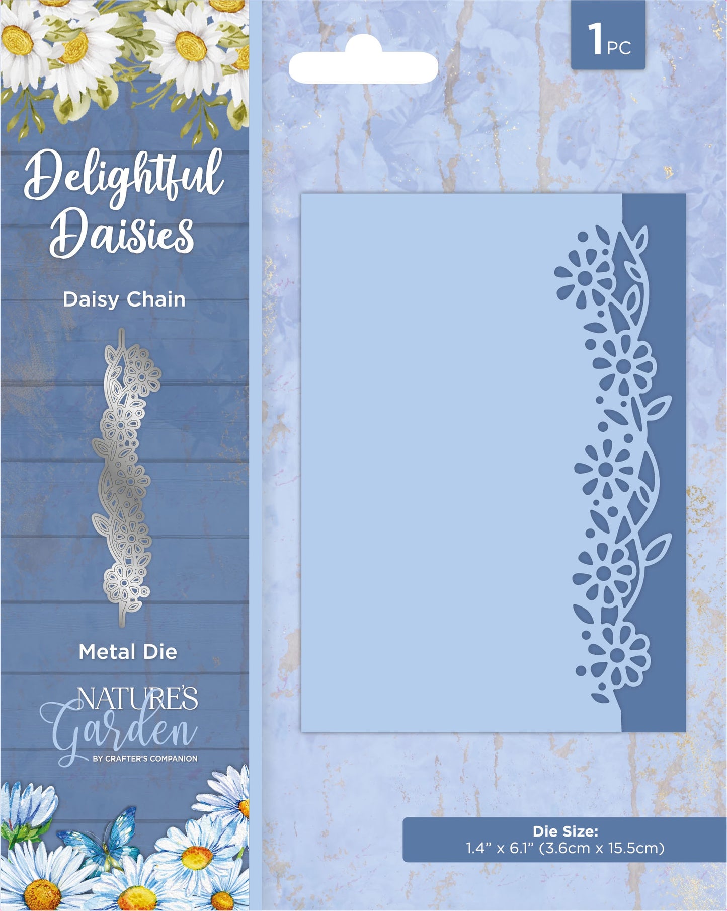 Crafter's Companion - Nature's Garden - Delightful Daisies - Daisy Chain Metal Die