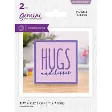 Crafter's Companion - Gemini - Hugs & Kisses Papercraft Die