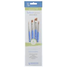 Princeton - Select - Mixed Media Brushes Value Set - 4 pc