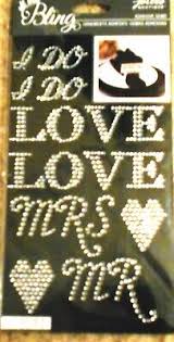 Jolee's Boutique - All that Bling - Clear Words Wedding Bling