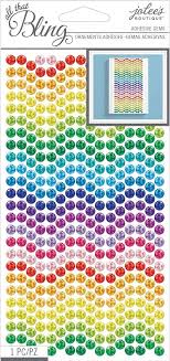 Jolee's Boutique - All that Bling - Radiant Rainbow Patterned Adhesive Gems