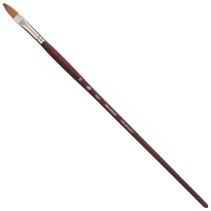 Princeton - Velvetouch - Level 2 Filbert Paint Brush for Acrylic