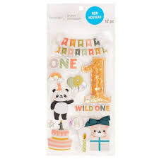 Recollections - First Birthday Dimensional Stickers