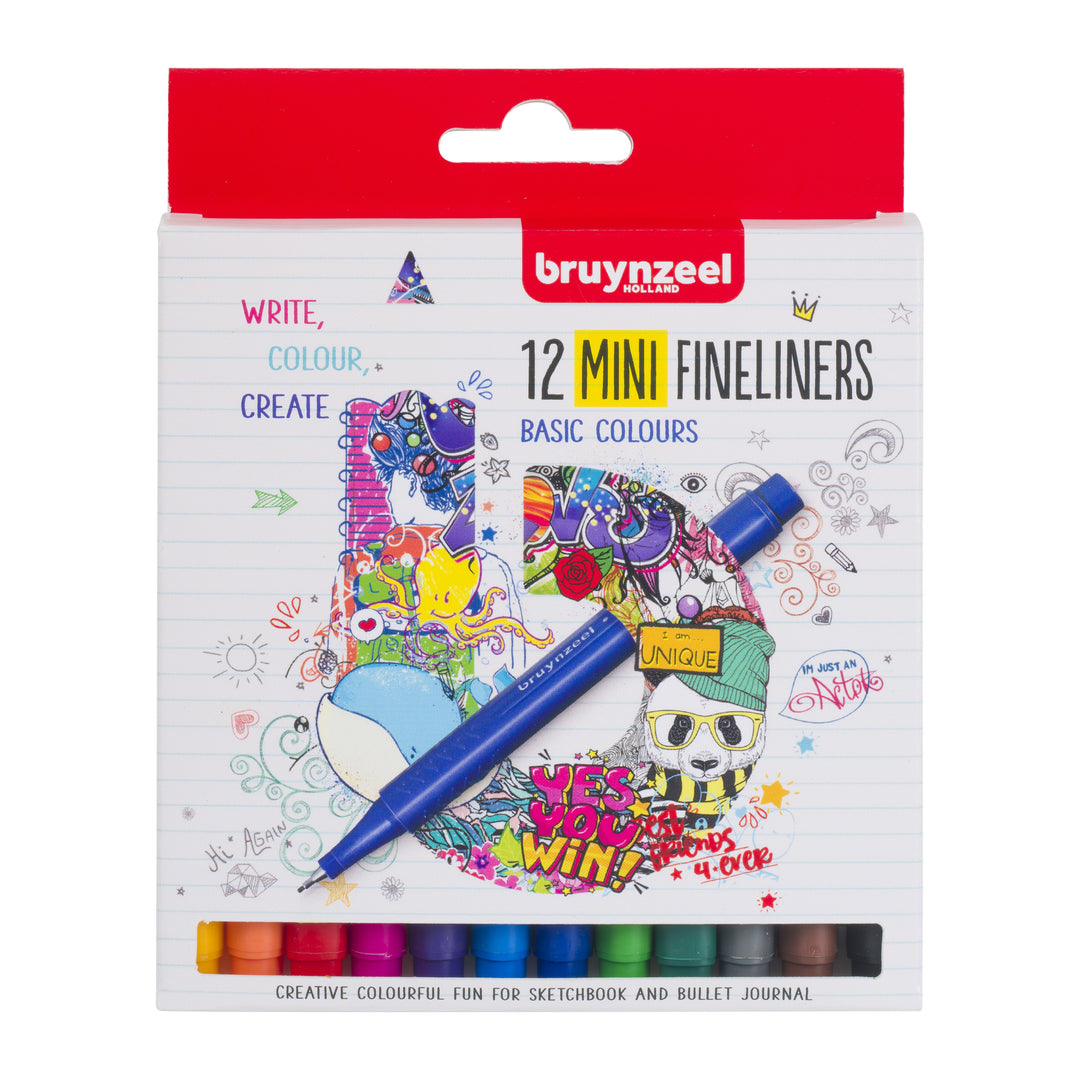 Royal Talens - Bruynzeel Holland - Mini Fineliners - 12 count