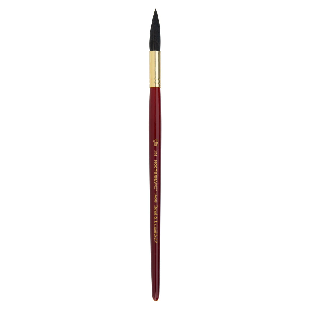 Royal & Langnickel - Nocturna PRO Watercolor Paint Brushes - Round Wash
