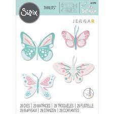 Sizzix - Thinlits - JennaR - Patterned Butterflies