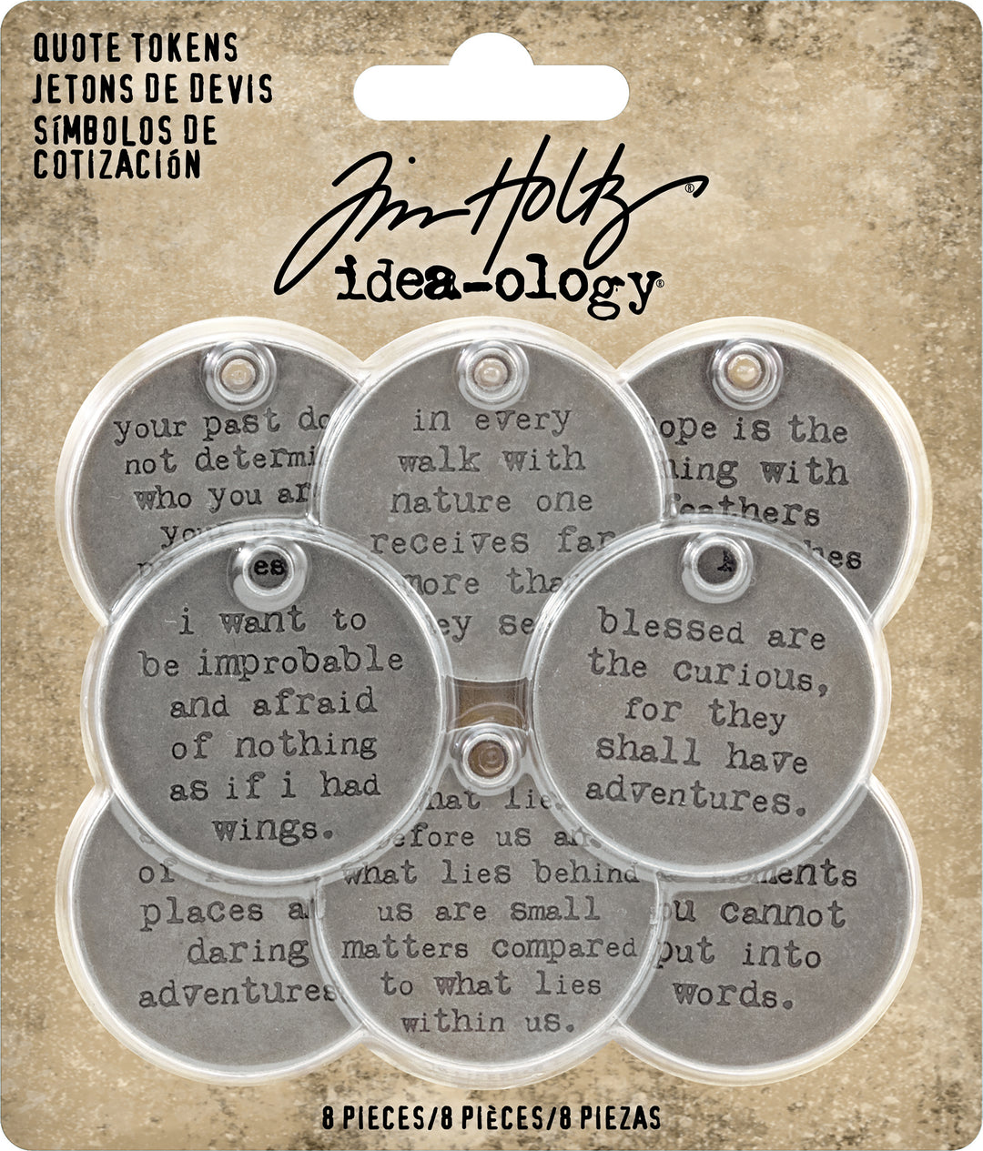 Tim Holtz - idea-ology - Quote Tokens