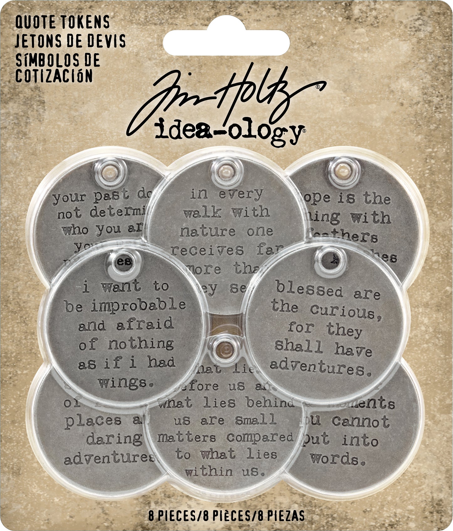 Tim Holtz - idea-ology - Quote Tokens