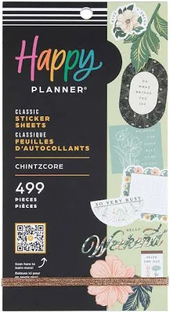 The Happy Planner - Classic Sticker Sheets - Chintzcore Flowers