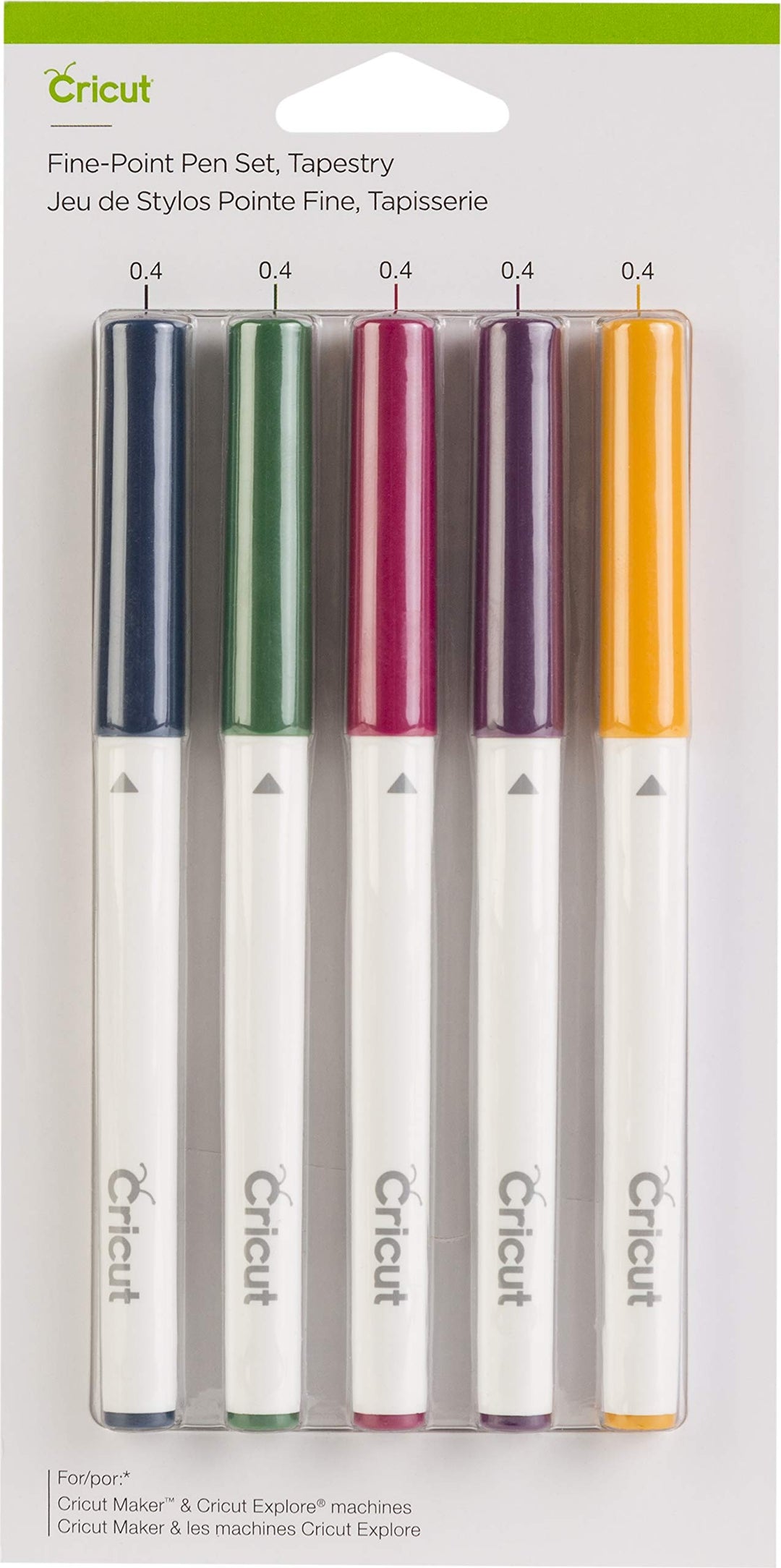 Cricut - Fine Point Pen Set, Tapestry 0.4mm