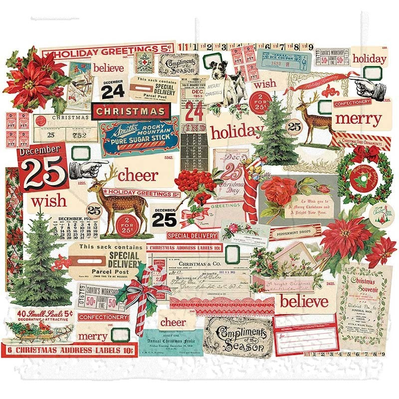 Tim Holtz - Christmas Ephemera Pack