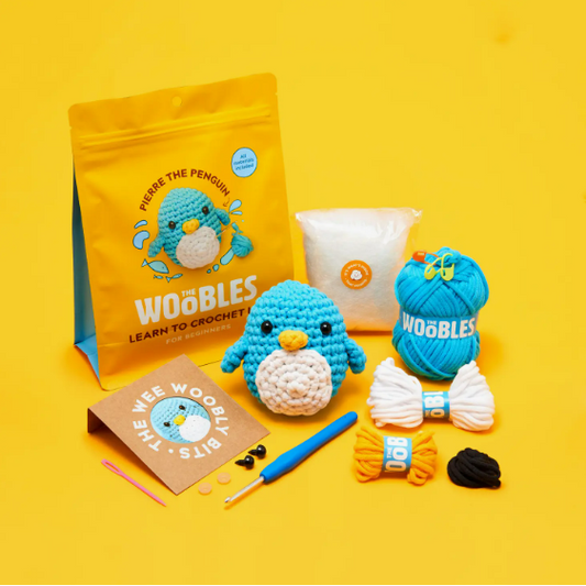 The Woobles - Pierre the Penguin Beginner Crochet Kit