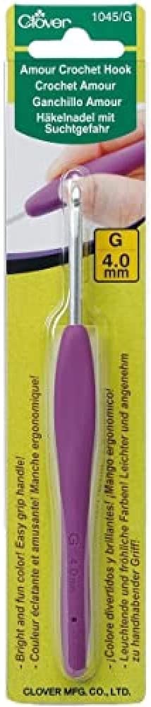 Clover - Amour Aluminum Crochet Hook