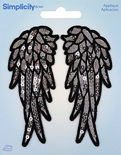 Simplicity - Angel Wings Sequin Applique