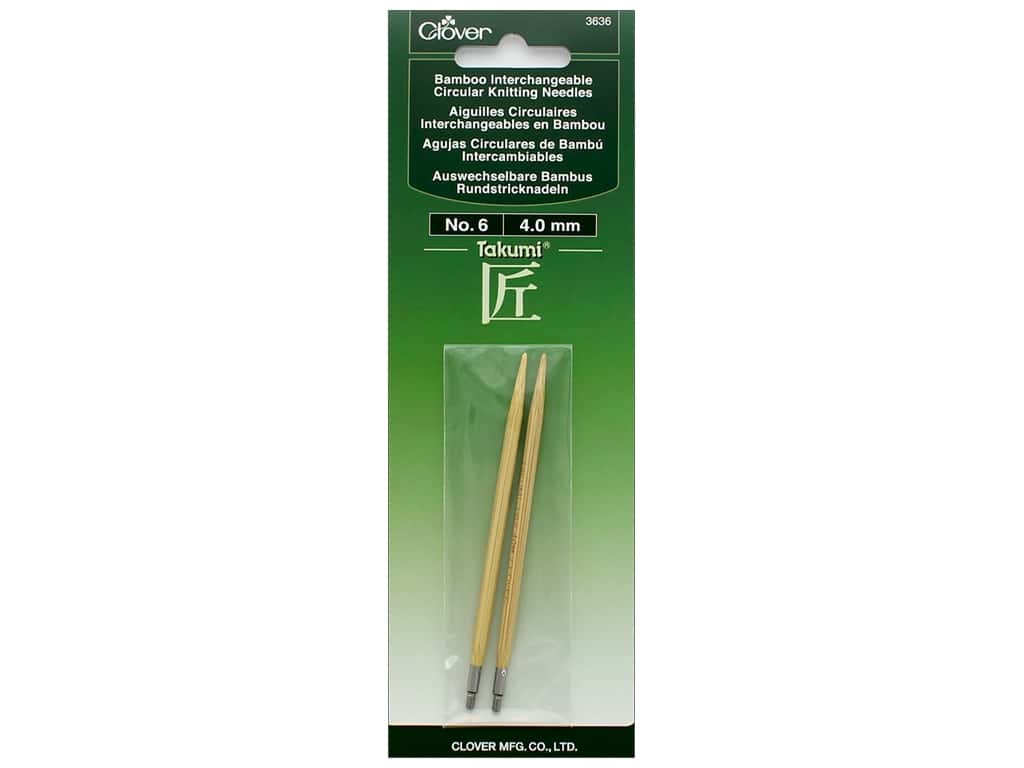 Clover - Bamboo Interchangeable Circular Knitting Needles