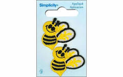 Simplicity - Bees Applique (2 pc)