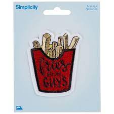 Simplicity - French Fries Applique