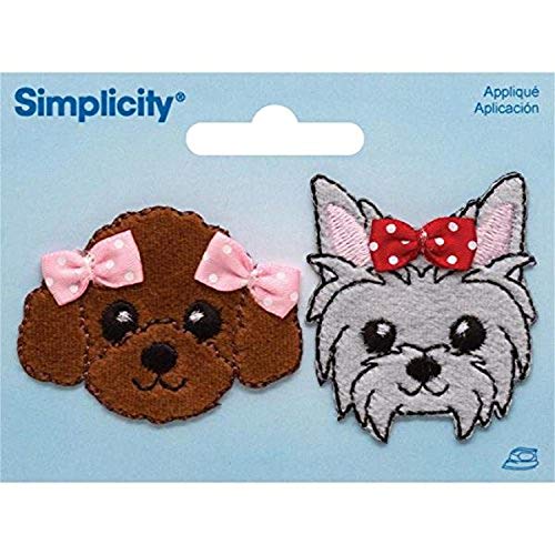 Simplicity - Puppies with Bows Appliques