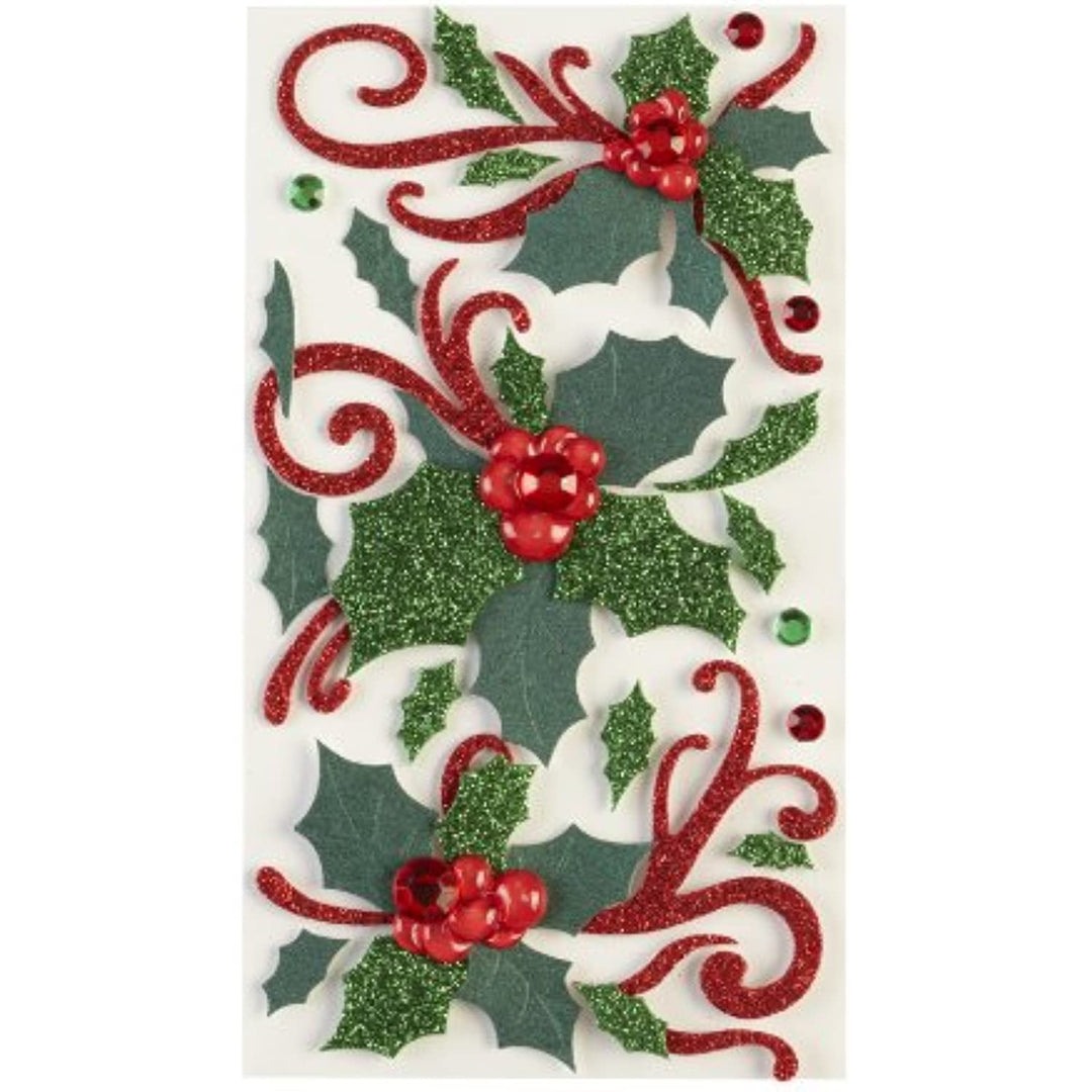 Jolee's Boutique - Flourishes and Holly Dimensional Stickers