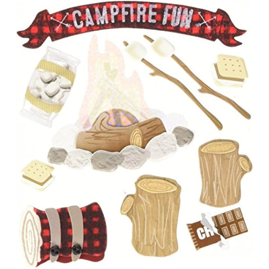 Jolee's Boutique - Campfire Dimensional Stickers