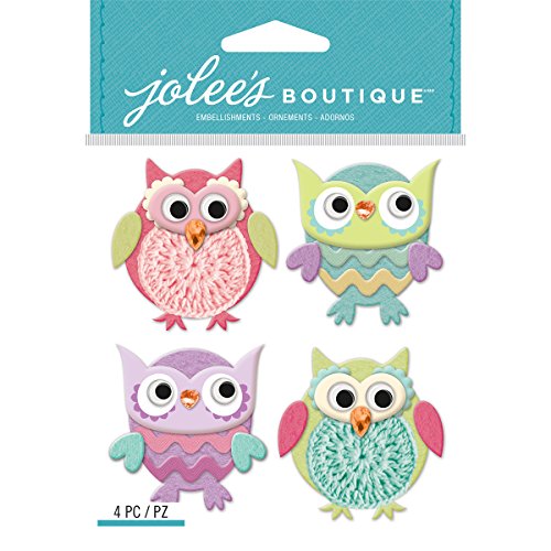 Jolee's Boutique - Cutesy Owls Dimensional Stickers