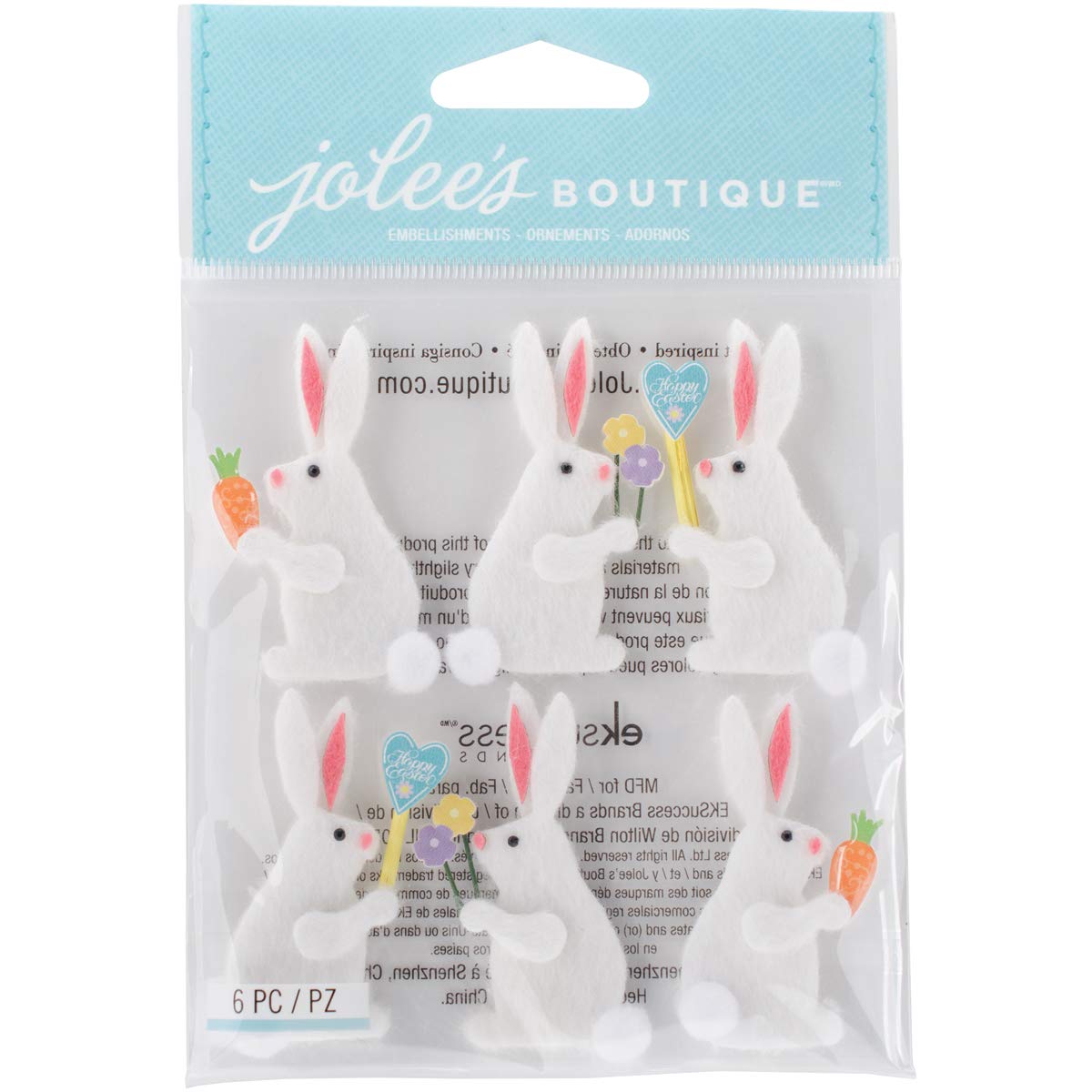 Jolee's Boutique - Easter Bunnies Stickers