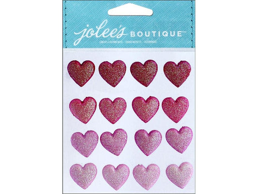 Jolee's Boutique - Glitter Hearts Stickers