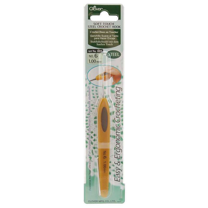 Clover - Soft Touch Steel Crochet Hook