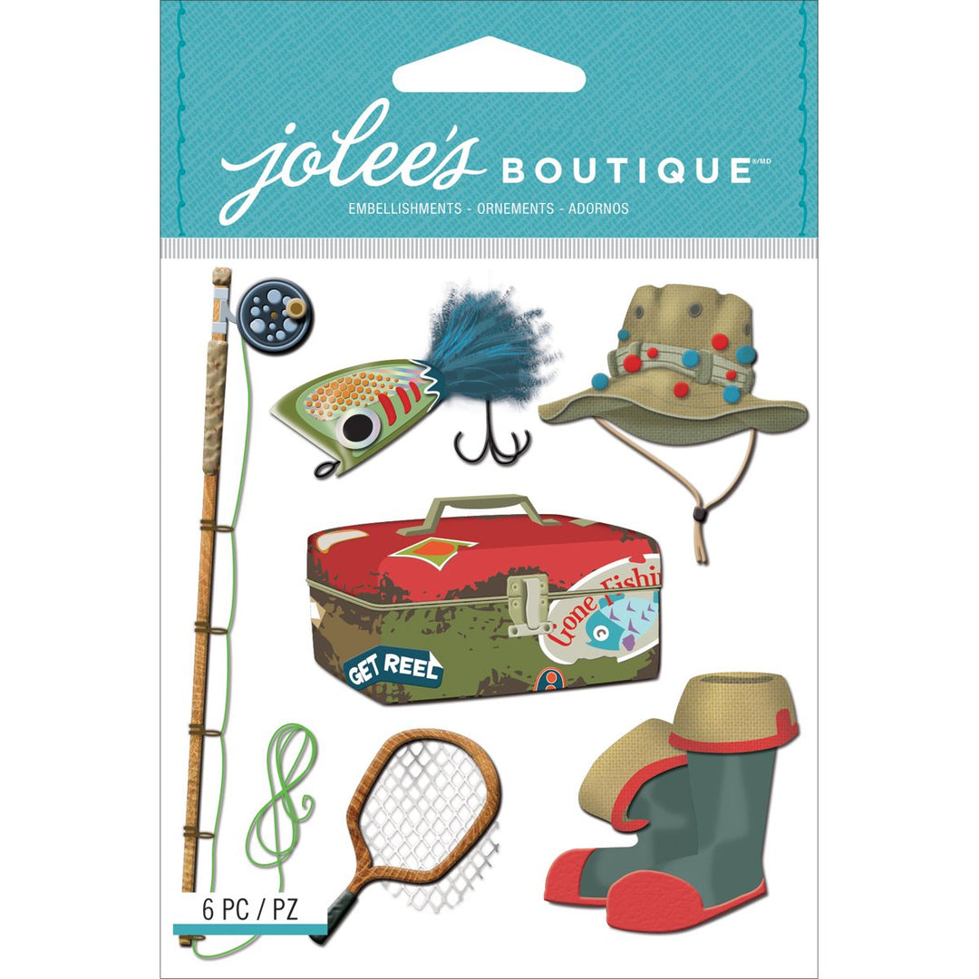 Jolee's Boutique - Fishing Dimensional Stickers